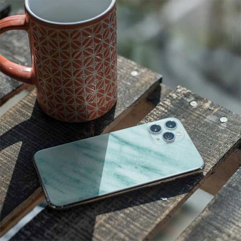 Turquoise Marble iPhone 11 Pro Skin